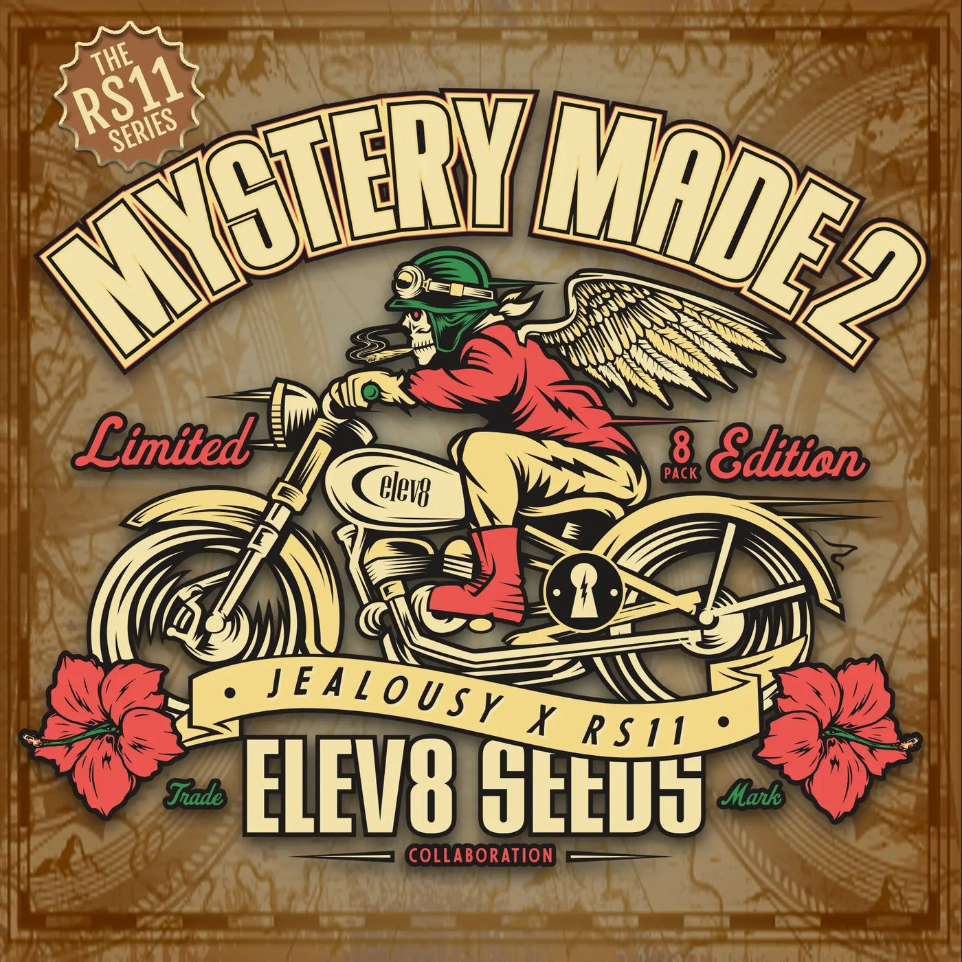 Mystery Made 2 Feminized Cannabis Seeds By Elev8 Seeds Elev8 Seeds