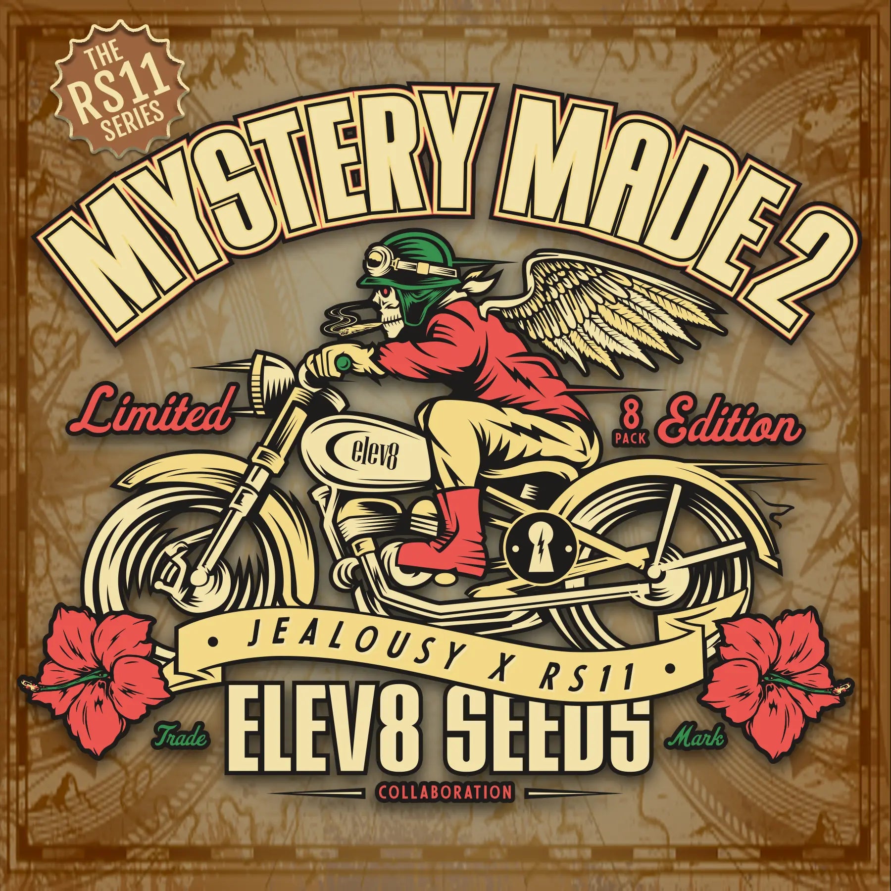 Mystery Made 2 Feminized Cannabis Seeds By Elev8 Seeds Elev8 Seeds