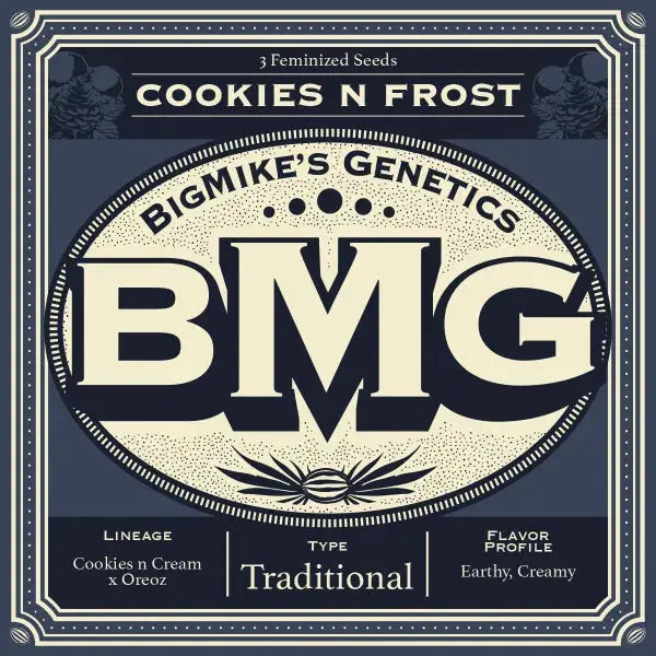 Cookies N Frost Feminized Cannabis Seeds By BigMike's Genetics BigMike's Genetics
