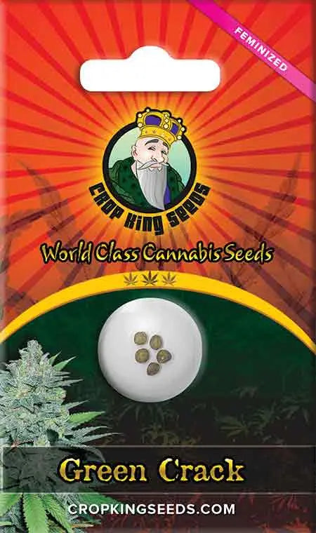 Crop King Seeds Green Crack Feminized Cannabis Seeds, Pack of 5 Crop King Seeds