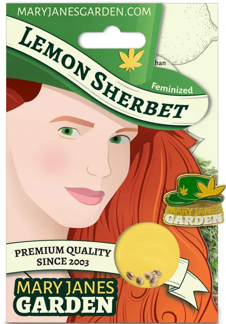 Mary Jane's Garden Lemon Sherbet Feminized Cannabis Seeds, Pack of 5 Mary Jane's Garden